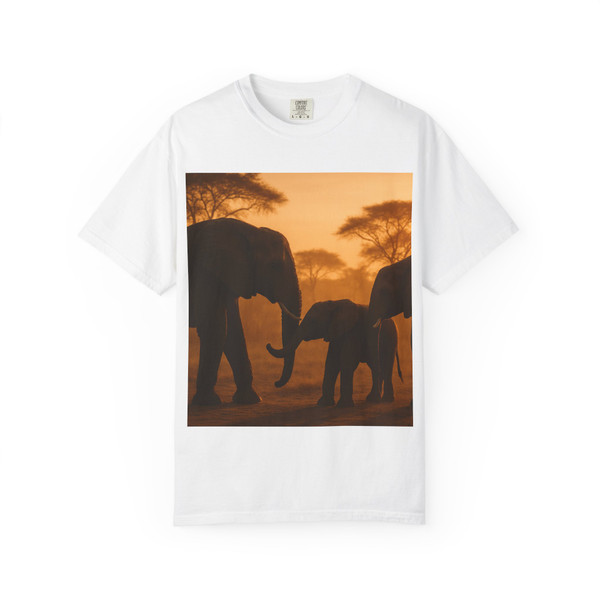 Gentle Giants at Dusk - Unisex Garment-Dyed T-shirt