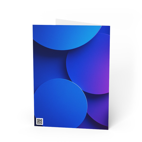 Radiant Circle Harmony - Greeting Cards