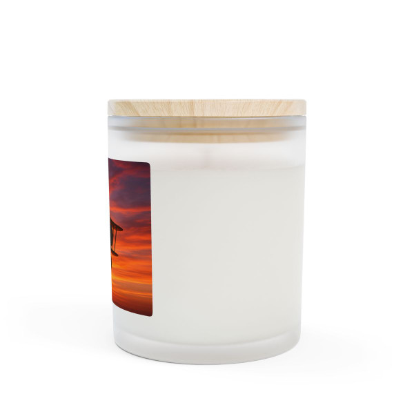 Skyward Journey - Frosted Glass Candle, 11oz