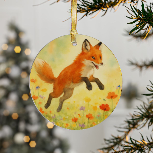 Whimsical Fox Dreams - Acrylic Ornaments