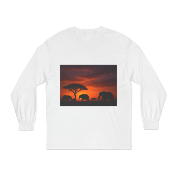 Savanna Sunset Serenade - Unisex Classic Long Sleeve T-Shirt