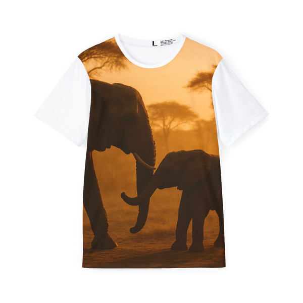 Gentle Giants at Dusk - Men's Sports Jersey (AOP)