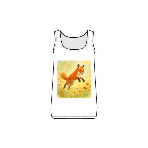 Whimsical Fox Dreams - Women's Baby Rib Tank
