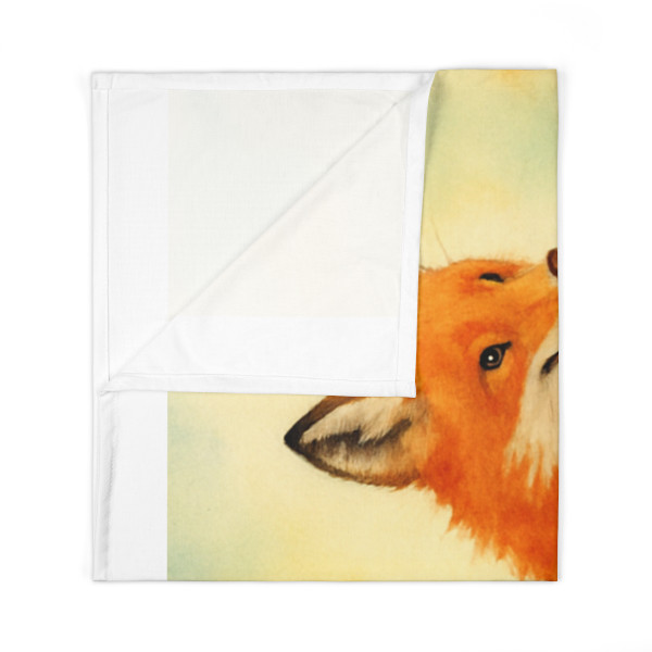 Whimsical Fox Dreams - Baby Swaddle Blanket