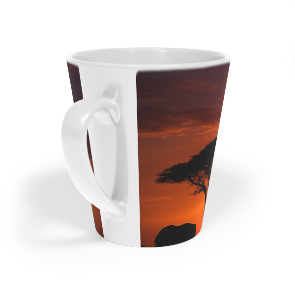 Savanna Sunset Serenade - Latte Mug, 12oz