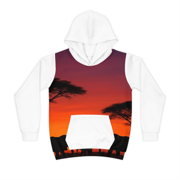 Savanna Sunset Serenade - Children's Hoodie (AOP)
