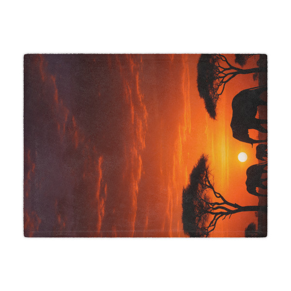 Savanna Sunset Serenade - Minky Blanket