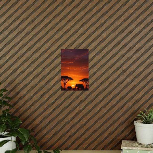 Savanna Sunset Serenade - Photopaper Posters