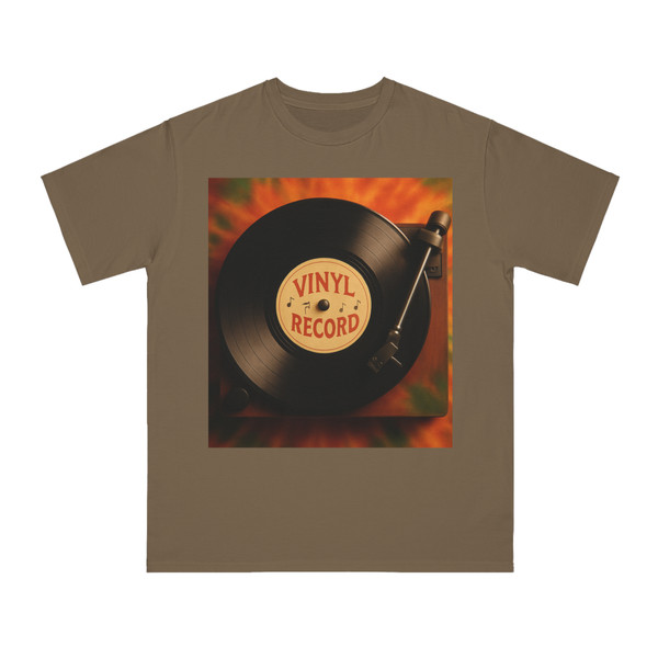 Groovy Vinyl Vibes - Organic Unisex Classic T-Shirt