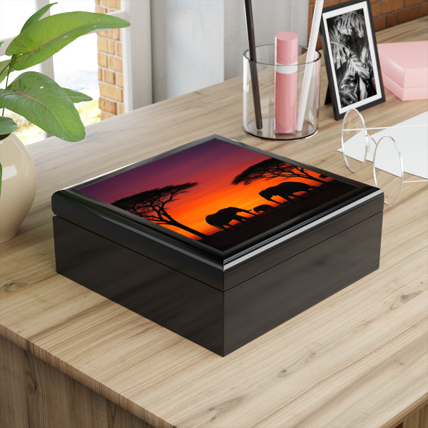 Savanna Sunset Serenade - Jewelry Box