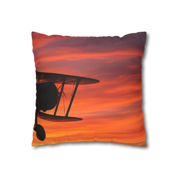 Skyward Journey - Faux Suede Square Pillowcase