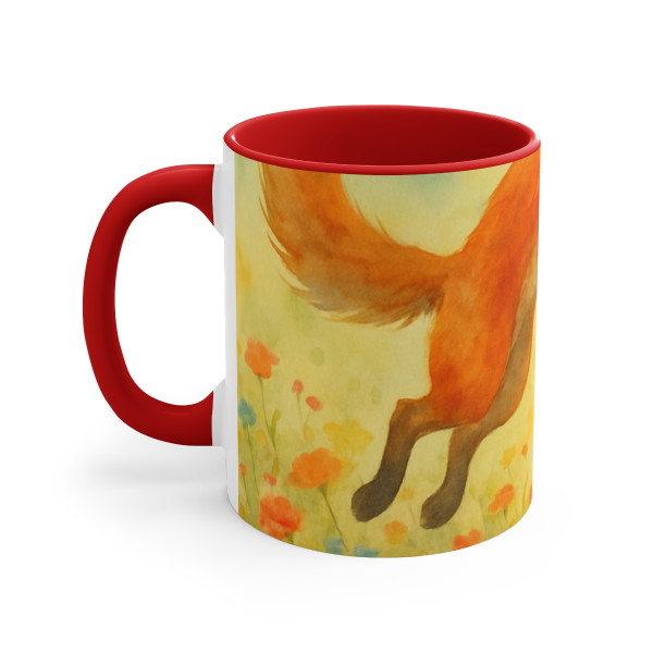 Whimsical Fox Dreams - 11oz Accent Mug