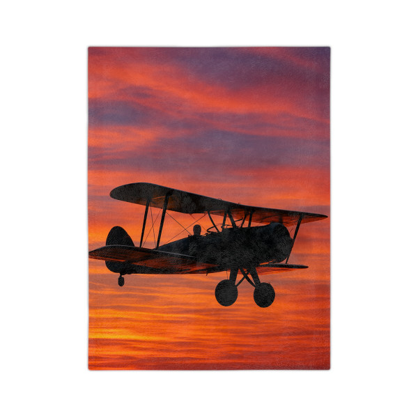 Skyward Journey - Velveteen Microfiber Blanket