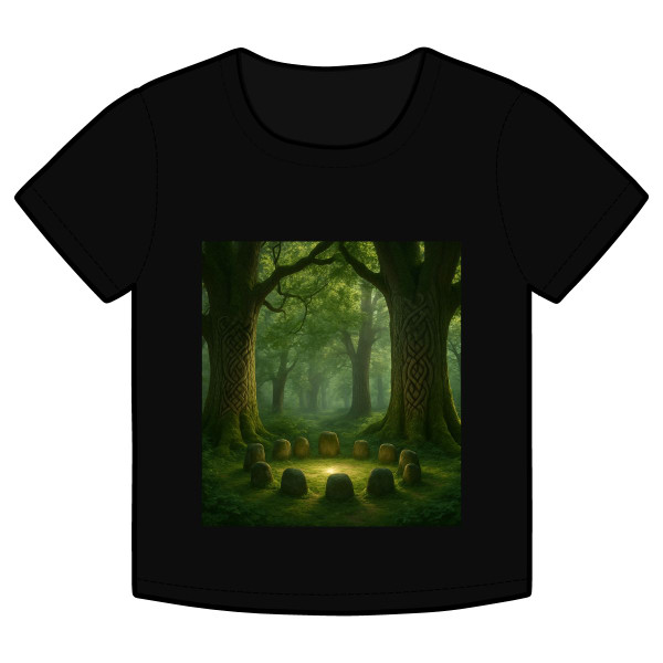 Mystical Celtic Grove - Organic Rib Baby Tee