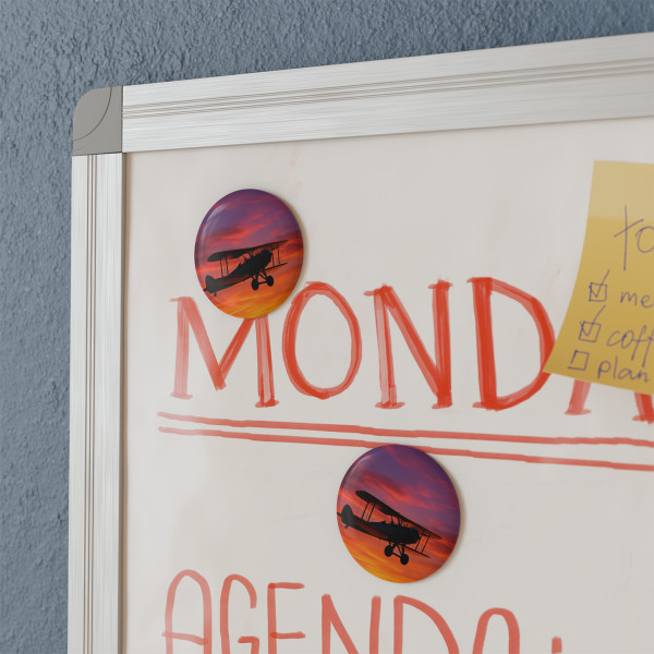 Skyward Journey - Button Magnet, Round (1 & 10 pcs)