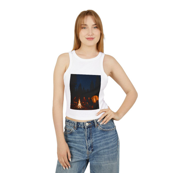 Whispers of Wilderness - Women's Micro Rib Racer Tank Top