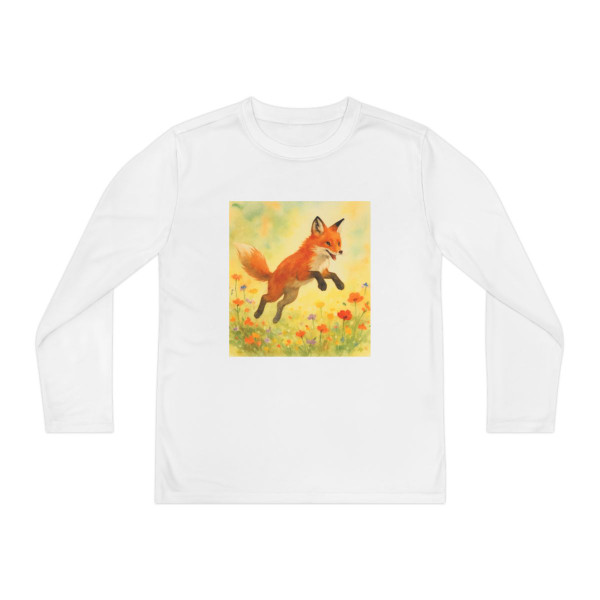 Whimsical Fox Dreams - Youth Long Sleeve Competitor Tee