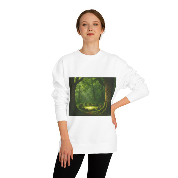 Mystical Celtic Grove - Unisex Crew Neck Sweatshirt