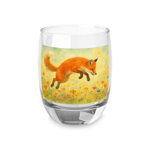 Whimsical Fox Dreams - Whiskey Glass