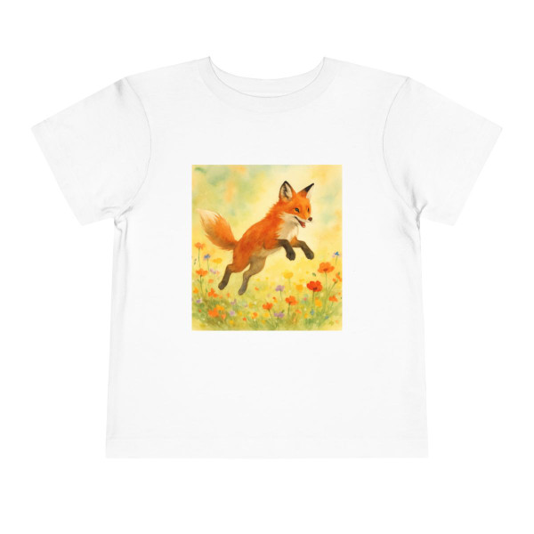 Whimsical Fox Dreams - Toddler Short Sleeve Tee