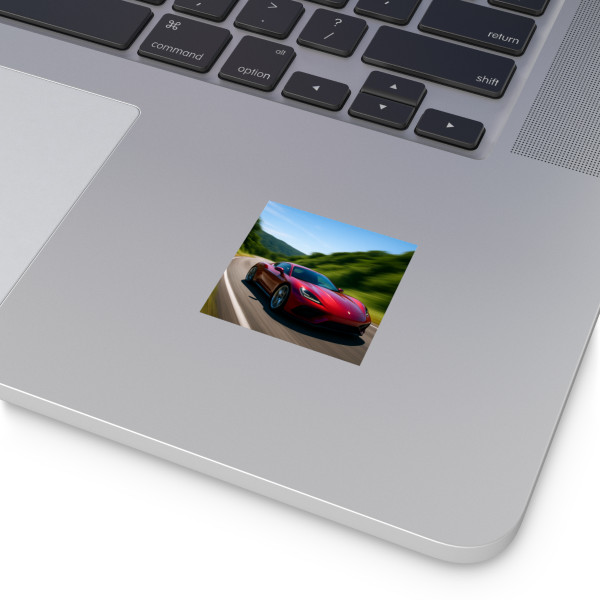Speed Thrill - Square Vinyl Stickers
