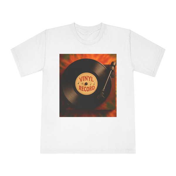 Groovy Vinyl Vibes - Unisex Classic Crewneck T-Shirt