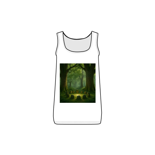 Mystical Celtic Grove - Women's Baby Rib Tank