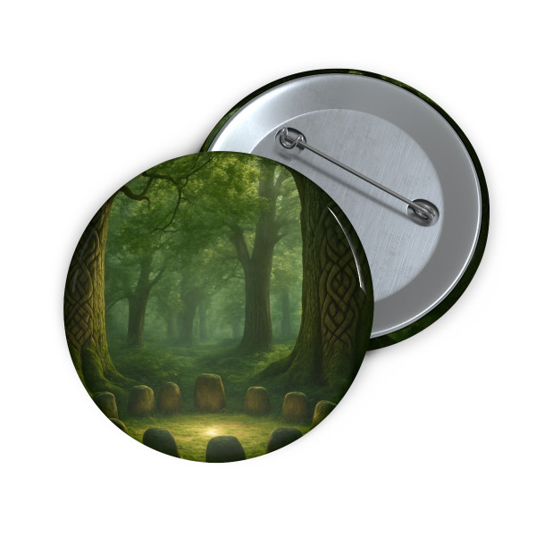 Mystical Celtic Grove - Custom Pin Buttons