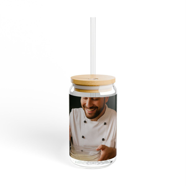 Whisked Away Delights - Sipper Glass, 16oz