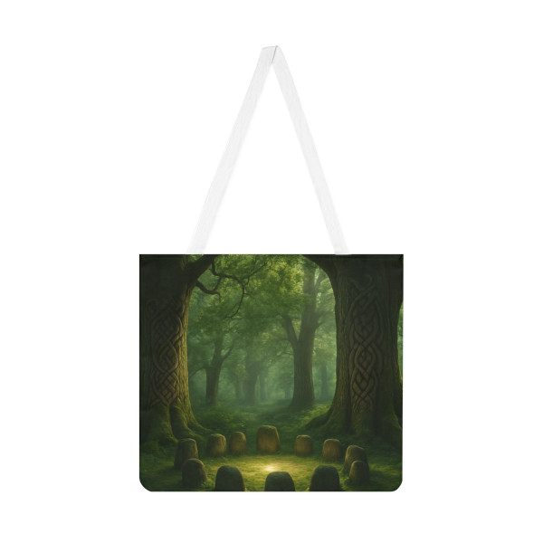 Mystical Celtic Grove - Shoulder Tote Bag (AOP)
