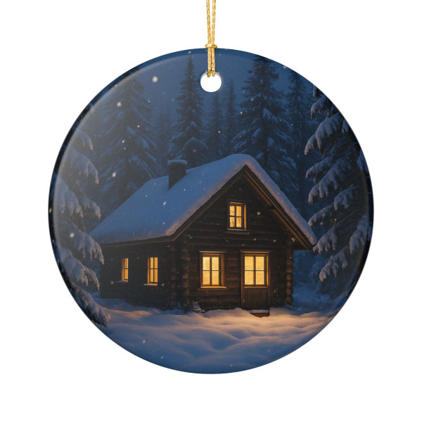 Winter Wonderland Magic - Ceramic Decoration Ornament, (1pc)
