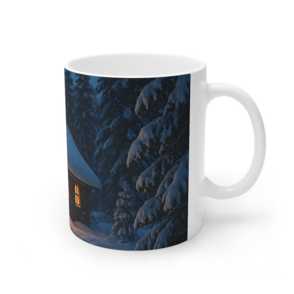 Winter Wonderland Magic - White Ceramic Mug, 11oz and 15oz