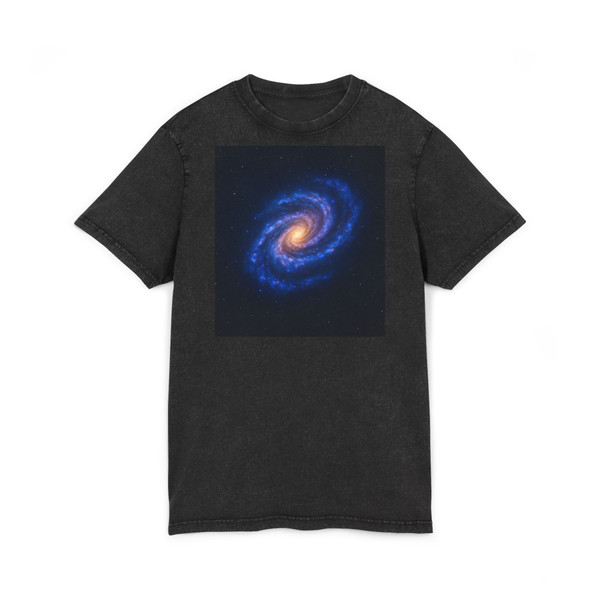 Galactic Mirage - Acid Washed Round Neck Tee