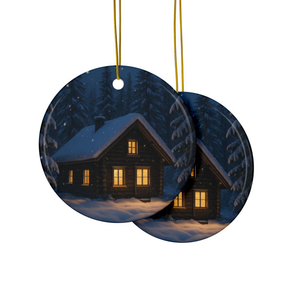 Winter Wonderland Magic - Ceramic Ornaments, 2-Side Print, (1pc, 3pcs, 5pcs, 10pcs)