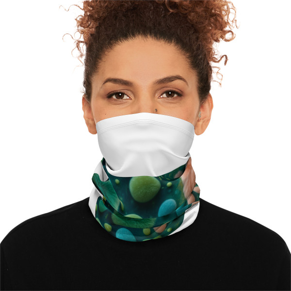 Microbial Galaxy - Winter Neck Gaiter With Drawstring