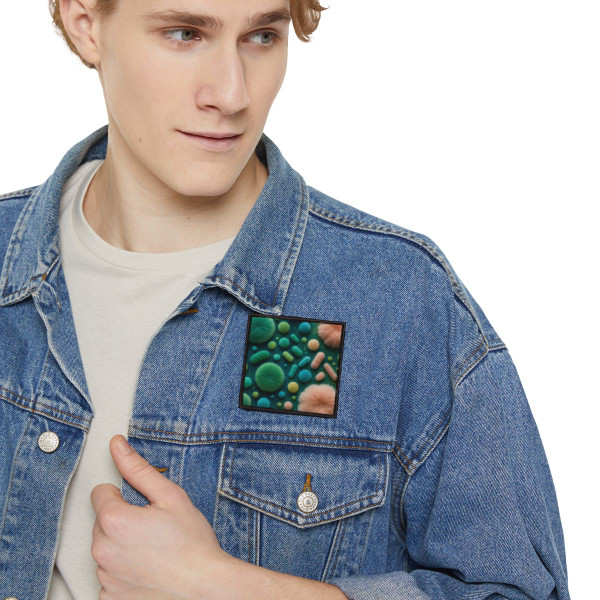 Microbial Galaxy - Iron-On Patches