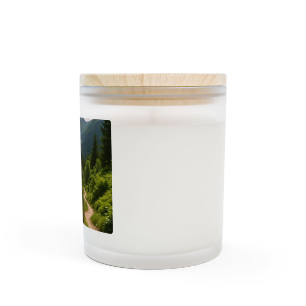 Pedal Power Journey - Frosted Glass Candle, 11oz
