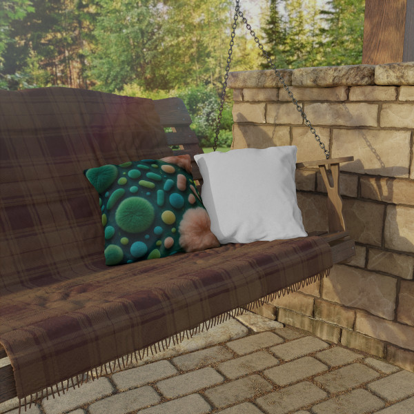 Microbial Galaxy - Outdoor Pillows