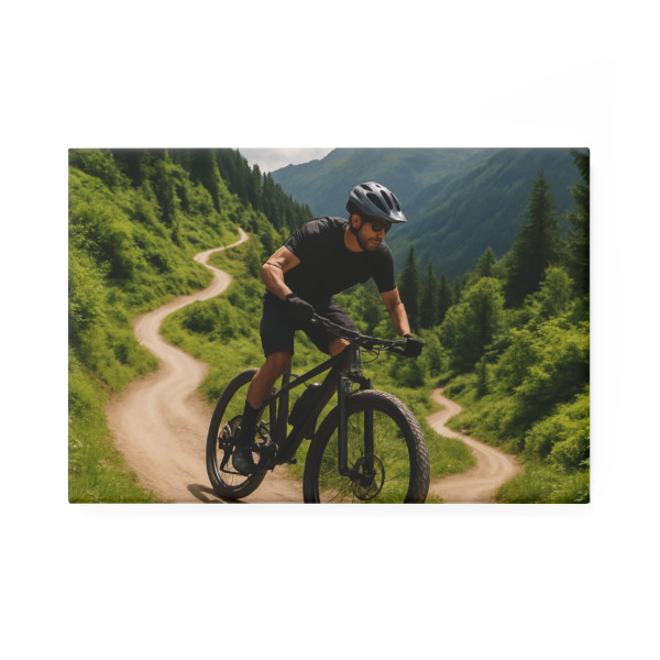 Pedal Power Journey - Button Magnet, Rectangle (1 & 10 pcs)