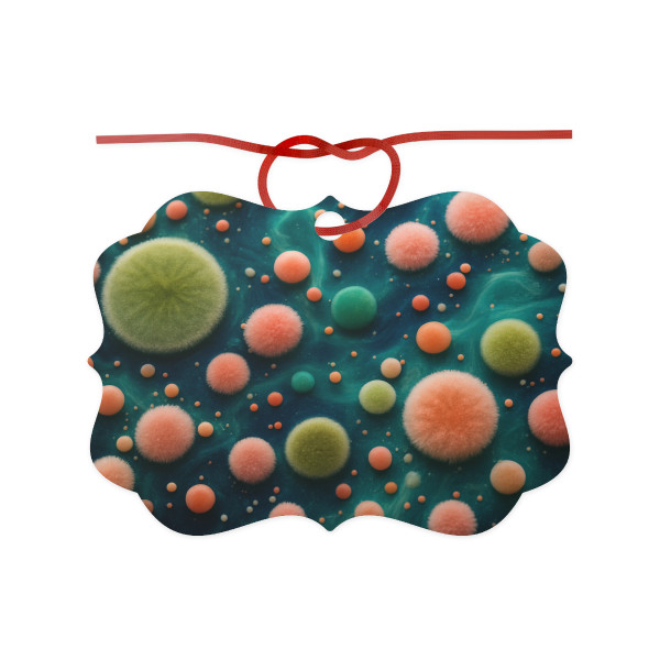 Microbial Galaxy - Aluminum Ornaments, 1pc