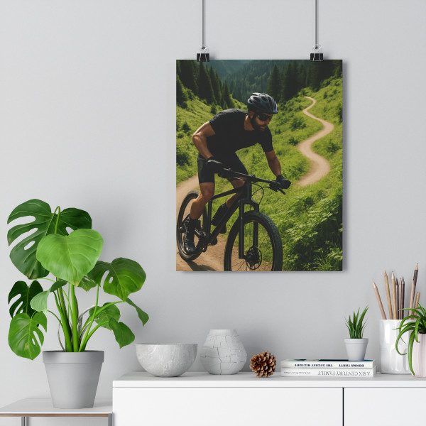 Pedal Power Journey - Paper Poster