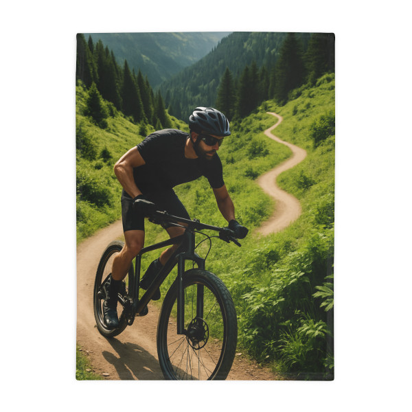 Pedal Power Journey - Plush Fleece Blanket