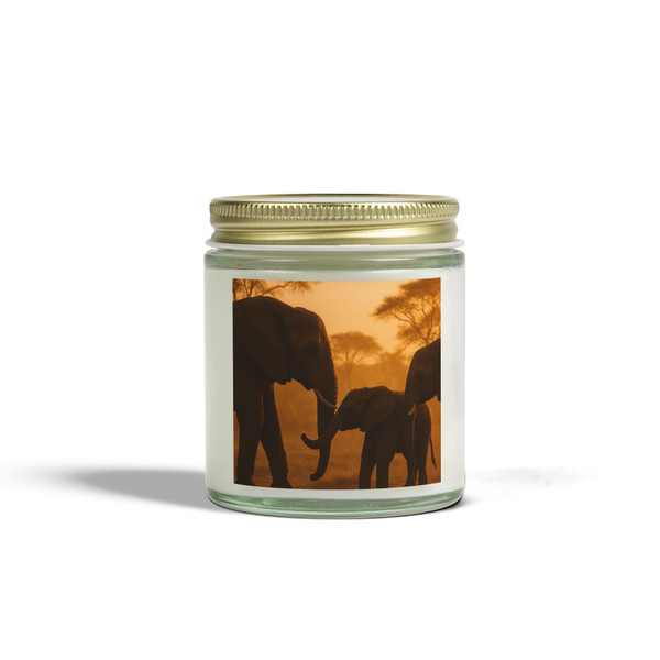 Gentle Giants at Dusk - Scented Candles, Coconut Apricot Wax (4oz, 9oz)