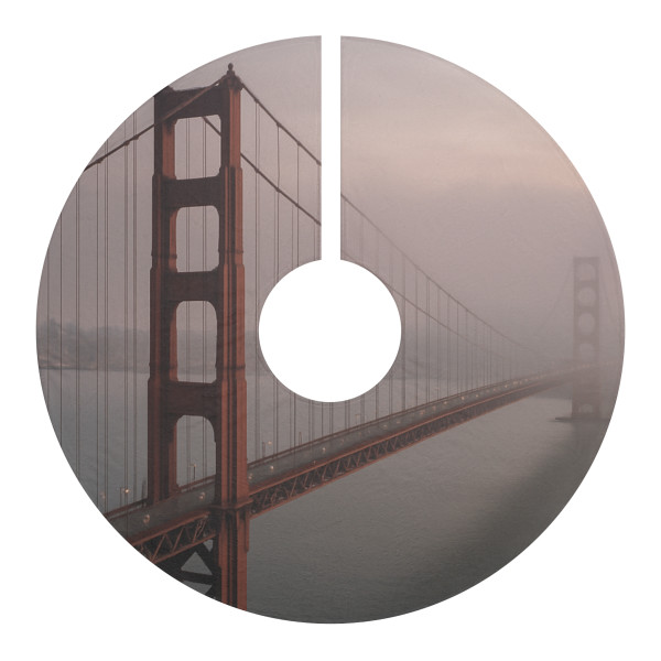 San Francisco Fog Haze - Christmas Tree Skirts