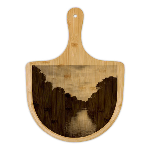Nature's Grateful Embrace - Bamboo Pizza Board (Engraving)