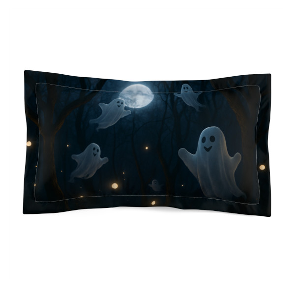 Spooky Forest Night - Microfiber Pillow Sham