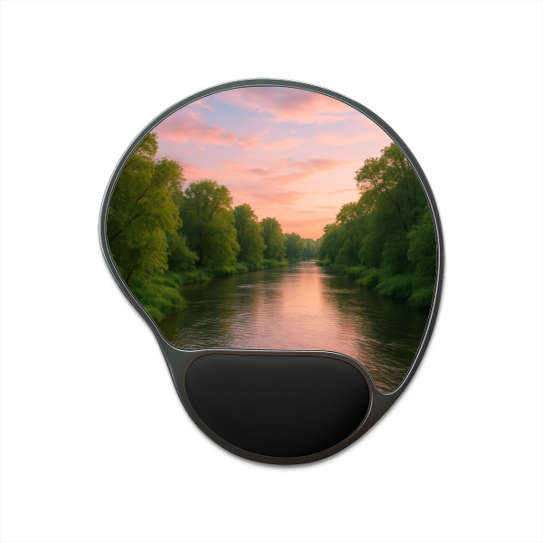 Nature's Grateful Embrace - Mouse Pad With Wrist Rest