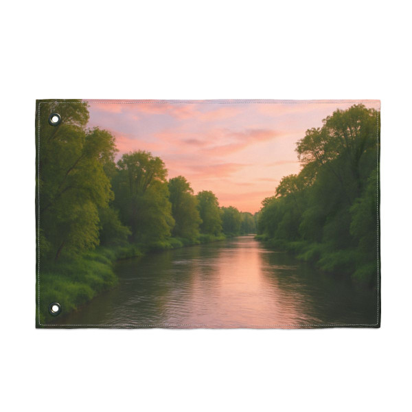 Nature's Grateful Embrace - Double Sided Flag