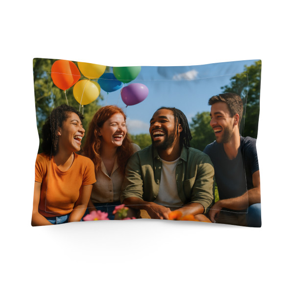 Joyful Connections - Microfiber Pillow Sham