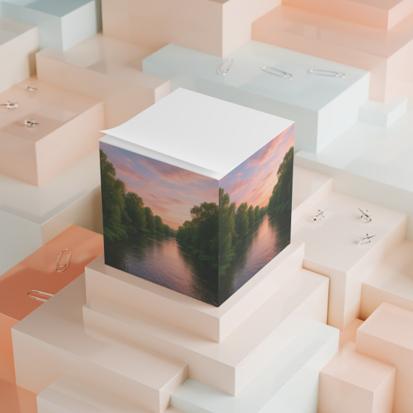 Nature's Grateful Embrace - Note Cube